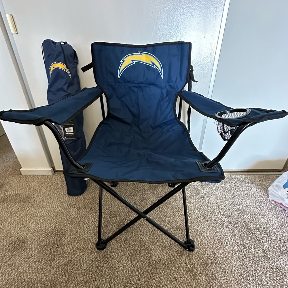 RAWLINGS LOS ANGELES CHARGERS QUAD CANVAS CHAIR - Picture 3 of 5